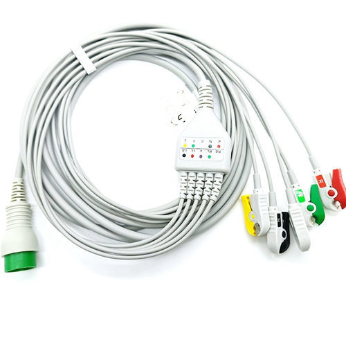 Cabo de ECG de 3 fios - EC203SA-222 - Shenzhen Redy-Med Technology Co.,Ltd - 5 vias