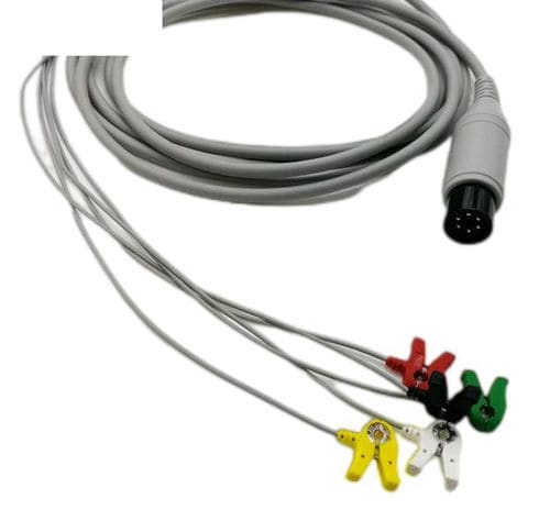 Cabo de ECG de 3 fios - EA203CA-040 - Shenzhen Redy-Med Technology Co.,Ltd - 5 vias