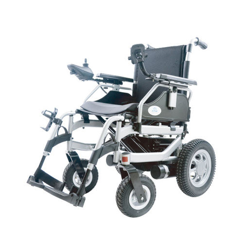 Cadeira de rodas elétrica - JUMPER - Intco Machinery - para ambientes externos / para ambiente interno / com apoio para pernas