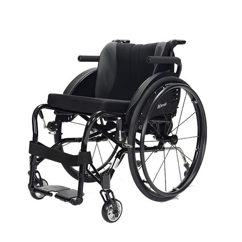 Cadeira de rodas manual - NA-431L - Zhongjin Medical - para ambientes externos / dobrável / de altura regulável