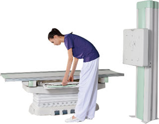Sistema de radiografia analógico - KD-1000C - Kangda Intercontinental Medical Equipment - para radiografia geral / com bucky de piso