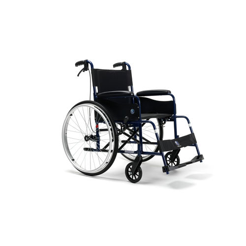 Cadeira de rodas manual - ECL X1T 24' - Vermeiren Medical Equipment - para ambientes externos / com apoio para pernas / estrutura de alumínio