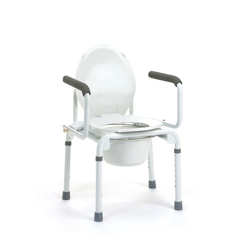 Cadeira higiênica para pessoas com mobilidade reduzida - Stacy  - Vermeiren Medical Equipment - com braços / com altura regulável