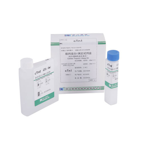 Kit de teste cTnI - J001 series - Zhejiang Kangte Biotechnology Co., Ltd. - para doenças cardiovasculares / de soro / clínico