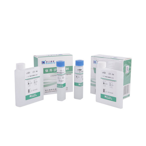 Kit de teste para doenças hepáticas - F003 series - Zhejiang Kangte Biotechnology Co., Ltd. - de infarto do miocárdio / de LDH / de vitaminas