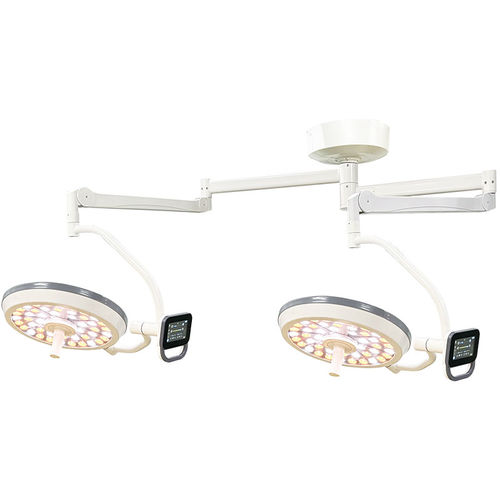 Foco cirúrgico de teto - KS-5050  - Shantou Easywell Electronic Technologies - de LED / 2 braços / 220 V / 50 Hz