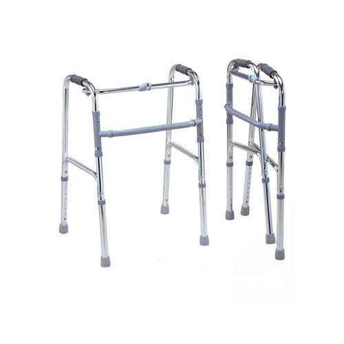 Andador com altura regulável - KR913L - Zhenjiang Kangrui Rehabilitation Equipment Co., Ltd. - dobrável