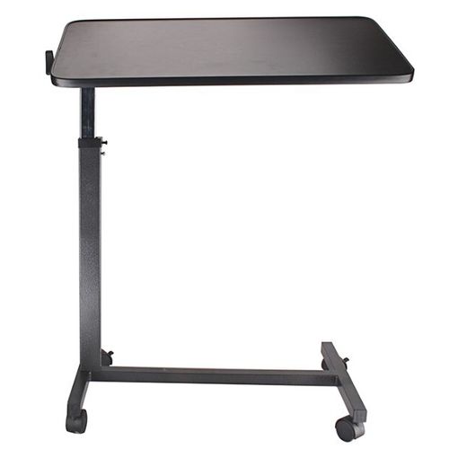 Mesa de refeição com rodízios - KR573 - Zhenjiang Kangrui Rehabilitation Equipment Co., Ltd. - de altura regulável / com acionamento manual