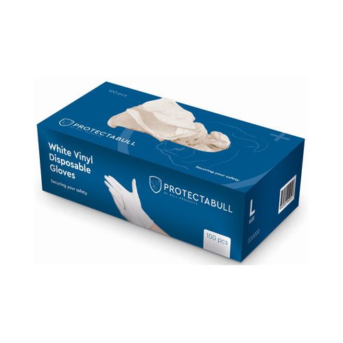 Luva vinílica - VGLOVL01 - Bull Products - hospitalar / cirúrgica / sem pó