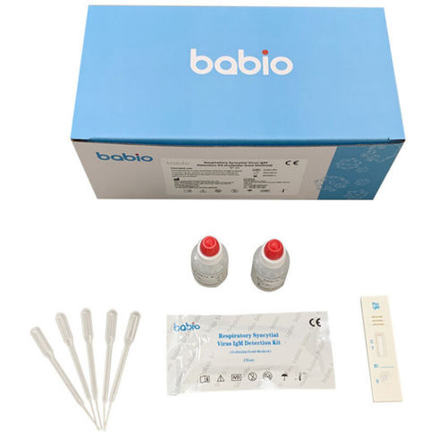 Kit de teste para doenças respiratórias - Jinan Babio Biotech - de imunoglobulinas M / de vírus sincicial respiratório / de soro