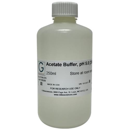 Reagente de ácido acético - 786-876 - G-BIOSCIENCES - solução tampão / para produtos químicos / de pH