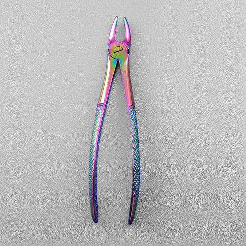 Fórceps odontológico para extração superior central - MDI-020-001 series - Mediciveins - para extração inferior anterior / para raízes dentárias / para molares superiores