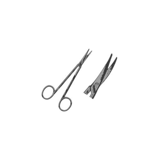 Tesoura para cirurgia oftalmológica - 05-2710 - Aadab International - para pacientes humanos / curva / reta