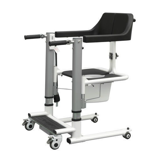 Cadeira de transferência de paciente elétrica - XFL-QX-YW06 - Xiamen Xiangfali Technology - higiênica / com rodízios / com elevação motorizada