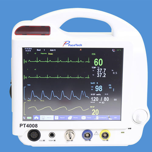Monitor de paciente portátil - MINIPACK 300  - Pace tech Medical - de ECG / de frequência respiratória / TEMP