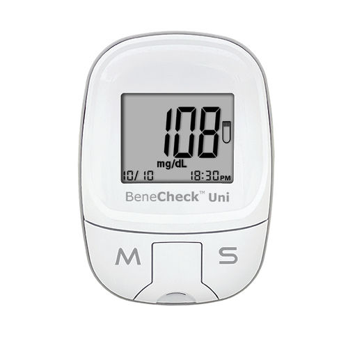 Medidor de glicose automático - BeneCheck Uni - Shennona - GDH-FAD / eletroquímico / com glicose desidrogenase