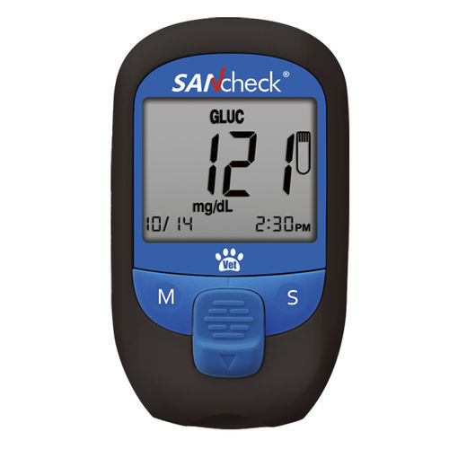 Medidor de glicose automático - SANcheck SweePaw - Shennona - eletroquímico / para gatos / para cães
