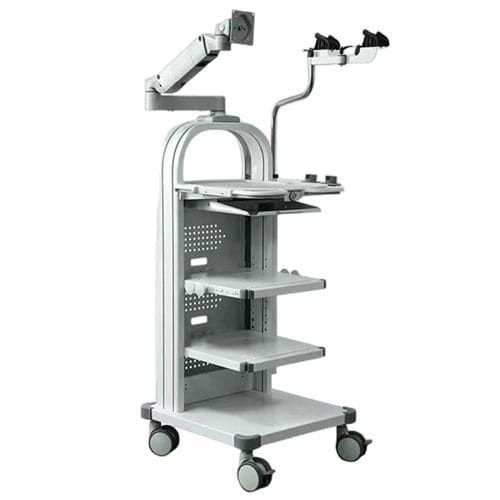 Carrinho hospitalar - Olympus - QingDao Wealthy automation equipment co., Ltd - para endoscopia / para pacientes humanos / com altura regulável