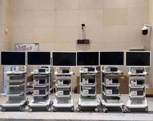 Carrinho hospitalar - QingDao Wealthy automation equipment co., Ltd - para endoscopia / com prateleiras / para pacientes humanos