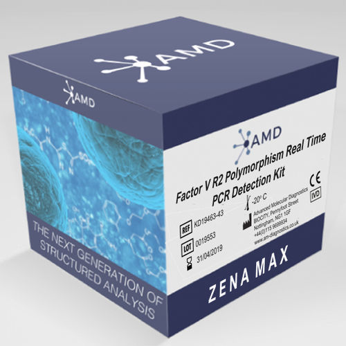 Kit de teste de mutações genéticas - Zena Max  - Advanced Molecular Diagnostics Ltd. - de mutações do fator V / de sangue total / para PCR em tempo real