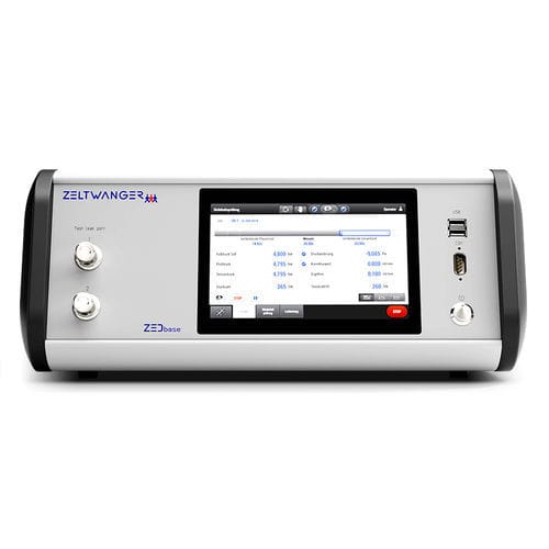 Testador de estanqueidade para dispositivos médicos - ZEDbase+ - ZELTWANGER Gruppe GmbH - para embalagens / para válvulas / de pressão