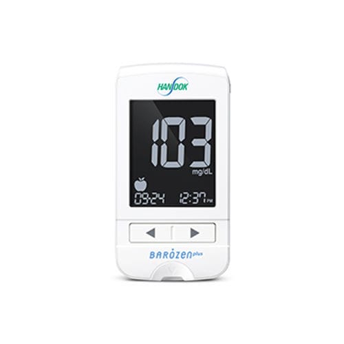 Medidor de glicose automático - Barozen Plus - Handok Inc. - GDH-FAD / para hospital / com lancetador