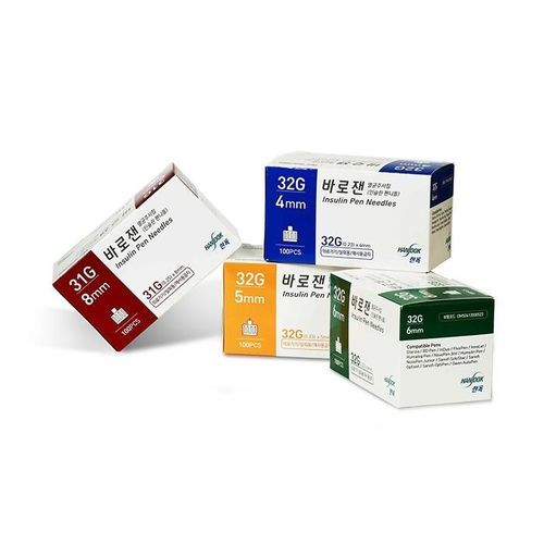 Agulha de insulina - Barozen  - Handok Inc. - estéril / para caneta / 31G