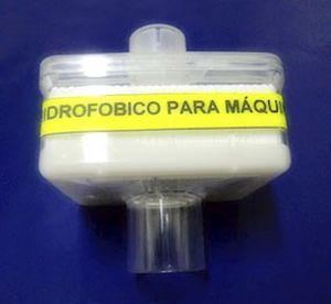 Filtro antibacteriano - YER-MED	 - Laboratorios Yermedic - antiviral / hidrófobo / para ventilação artificial