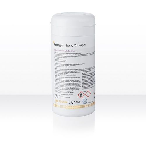 Lenços umedecidos para pisos e outras superfícies - Spray Off  - Laboratorium Dr. Deppe - emb. 150 unidades