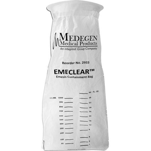 Saco de vômito em plástico 2933 Medegen Medical Products