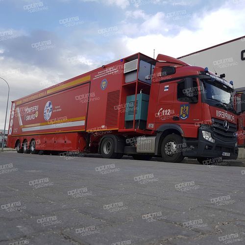 Unidade móvel de saúde de emergência - Optima Elektro Hidrolik Ltd. Sti. - para cuidados intensivos / para testagem de Covid-19 / de reboque