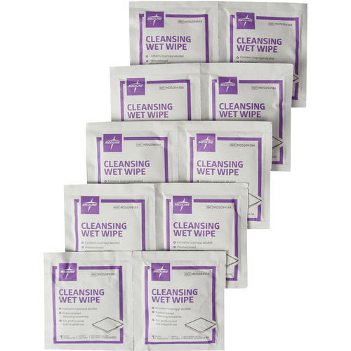 Lenços umedecidos para higienização das mãos - 30-1065 - Rescue Essentials - emb. 10 unidades