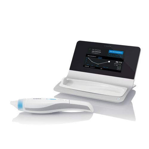 Analisador de ar expirado da fração exalada de óxido nítrico (FeNO) - Vivatmo pro - Bosch Healthcare Solutions - para asma / de mão