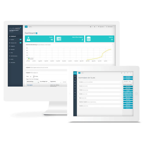 Software de gestão de documentos - studioMED software solutions GmbH & Co. KG - de gestão de ensaios clínicos / médico-hospitalar / clínico