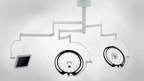 Foco cirúrgico de teto - CL-620 CM - Üzümcü Hospital Equipment - de LED / 3 braços / 96