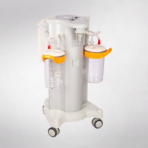 Aspirador cirúrgico elétrico - 55-01 series - Üzümcü Hospital Equipment - com rodízios