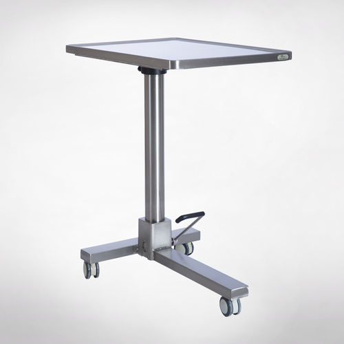Mesa para instrumental em aço inoxidável - 24001 - Üzümcü Hospital Equipment
