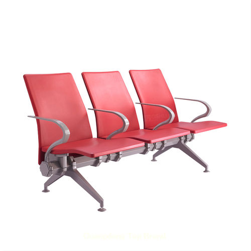 Longarina para sala de espera - SJ9062 - Foshan Oshujian Furniture Manufacturing Co., Ltd - com braços / com encosto alto / de 3 lugares
