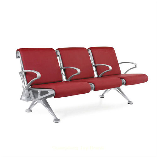 Longarina com braços - SJ 9082AL - Foshan Oshujian Furniture Manufacturing Co., Ltd - com encosto alto / de 3 lugares