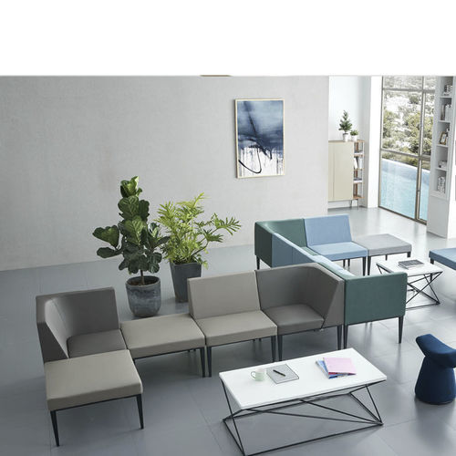 Sofá para sala de espera - SJ5202 - Foshan Oshujian Furniture Manufacturing Co., Ltd - para consultório médico / de 2 lugares / de 3 lugares