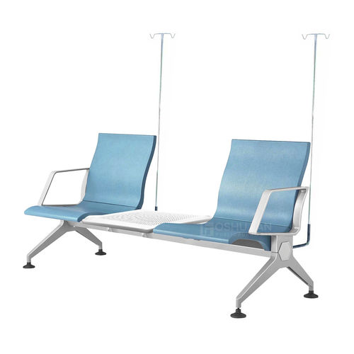 Poltrona de descanso reclinável - SJ9065F-2 - Foshan Oshujian Furniture Manufacturing Co., Ltd - em couro / com mesa