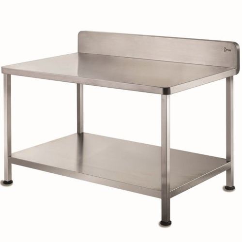 Mesa de trabalho - ST - Palakkad Surgical Industries - retangular / em aço inoxidável