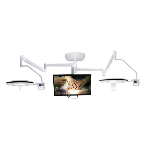 Foco cirúrgico de teto - SX-700/500 - Jiangsu Suxin Medical Equipment - de LED / para sala de cirurgia / 3 braços
