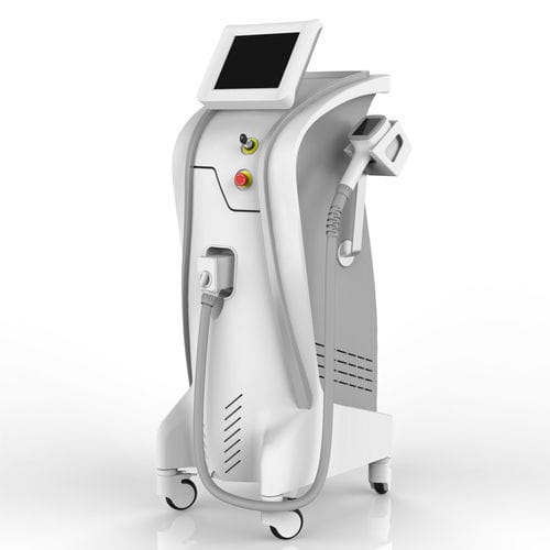 Aparelho de depilação a laser - Beijing Fogool Science & Technology Co., Ltd - díodo / Nd:YAG / com carrinho