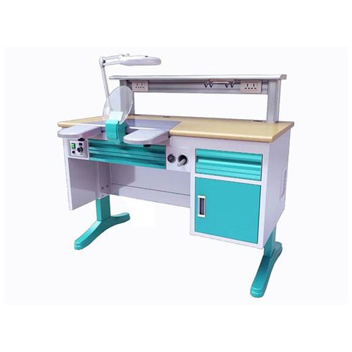 Estação de trabalho para laboratório dentário com iluminação - JT-53 - Tangshan UMG Medical Instrument - com prateleiras / em aço inoxidável