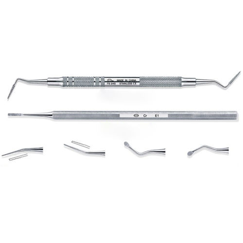 Lima periodontal periodontal - FS3/4S - Tangshan UMG Medical Instrument - dupla / em aço inoxidável