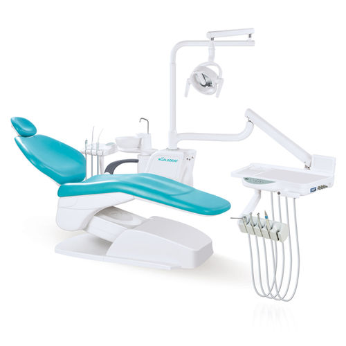 Conjunto odontológico com apoio de cabeça regulável - K1 - Foshan Koala Medical Technology - com monitor / com sistema de higienização / com mesa de equipo