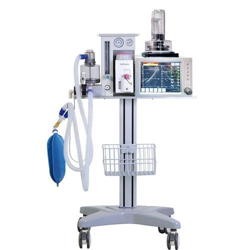 Aparelho de anestesia veterinária para animais de pequeno porte - DM6B - Beijing iTrason Technologies - com carrinho