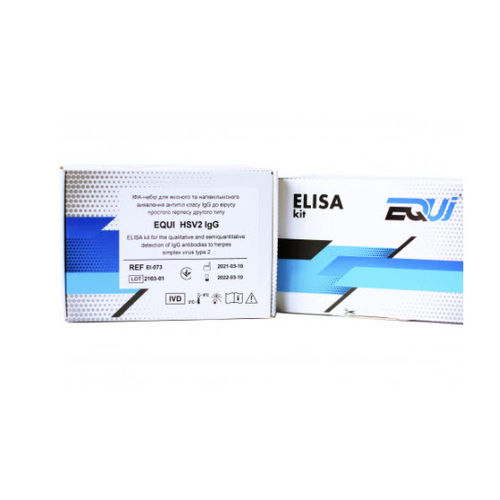 Kit de teste de herpes - EI-073 - Equi - de IgG / de vírus do herpes simples / ELISA