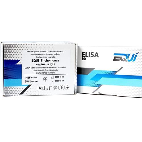 Kit de teste de tricomoníase - EI-401 - Equi - de IgG / de Trichomonas vaginalis / ELISA